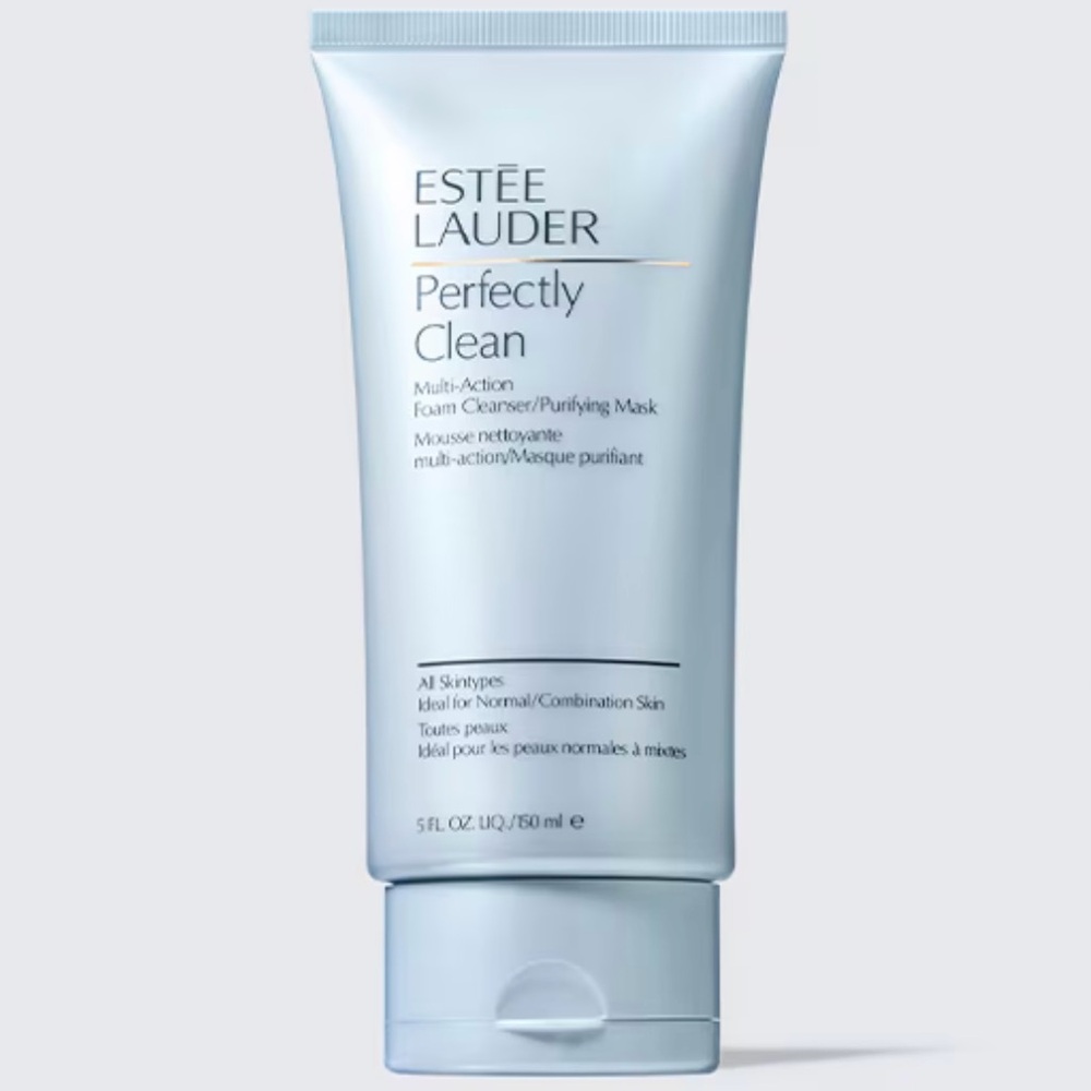 NEW! Estée Lauder Perfectly Clean Multi Action Foam Cleanser Purifying Mask 5oz